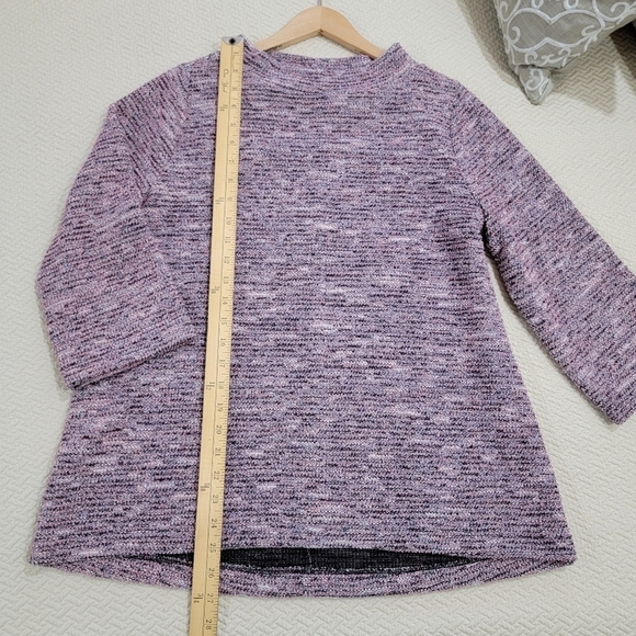 LOFT Mock Neck Knit Sweater Top Size Medium - Picture 9 of 15